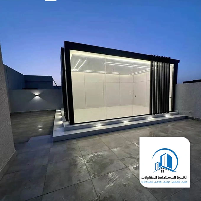 تصميم وبناء غرف زجاجية الظهران