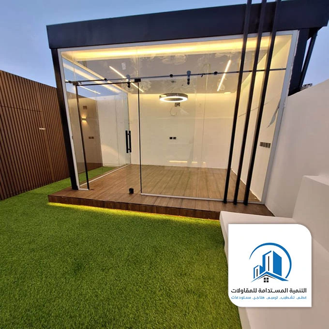 تركيب غرف زجاجية للحدائق الدمام