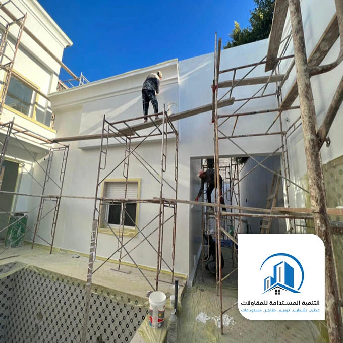 ترميم واجهات مباني الخبر